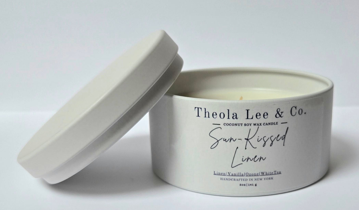 Sun-Kissed Linen 5 oz Tin
